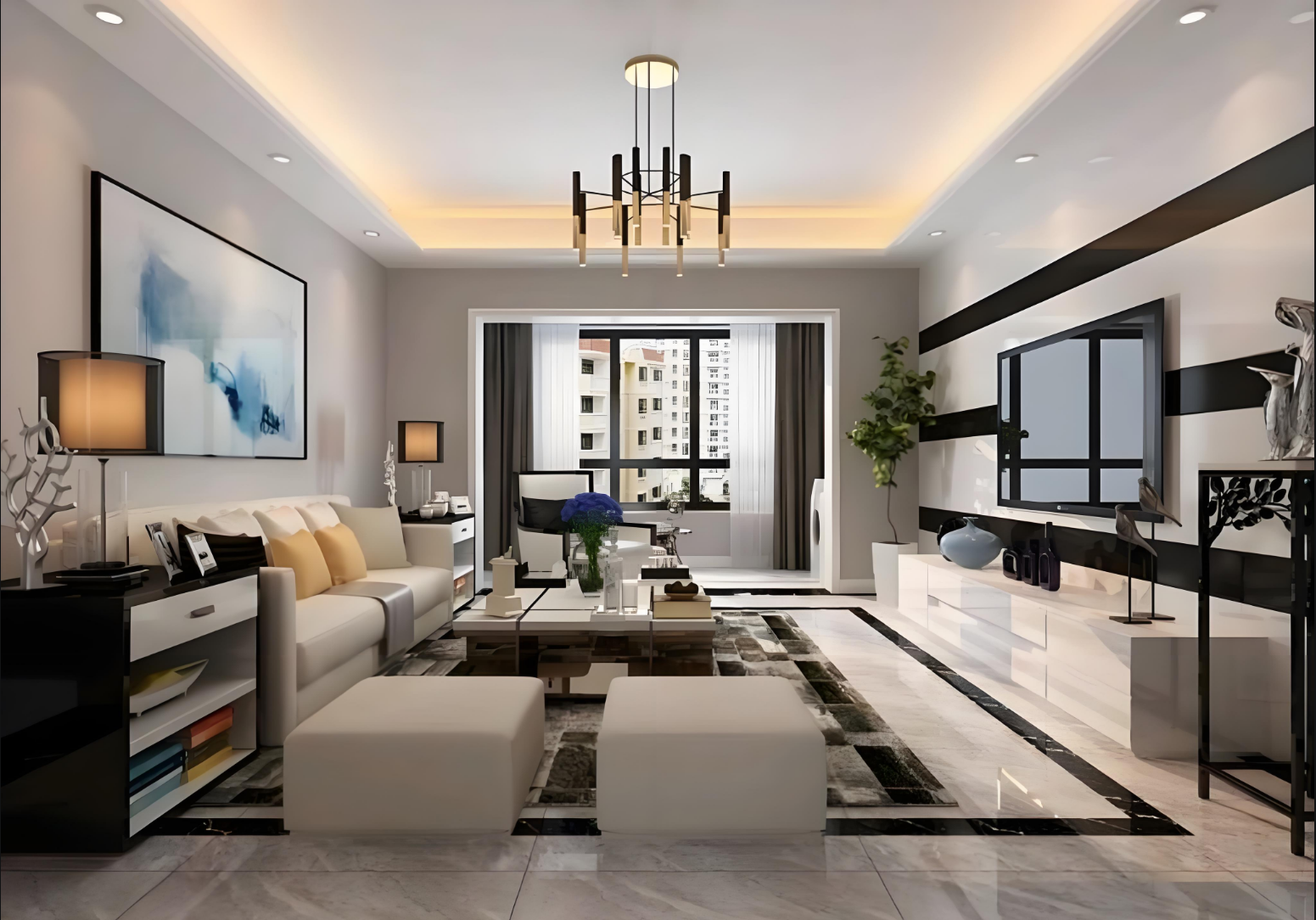 现代风格客厅设计